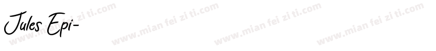 Jules Epi字体转换